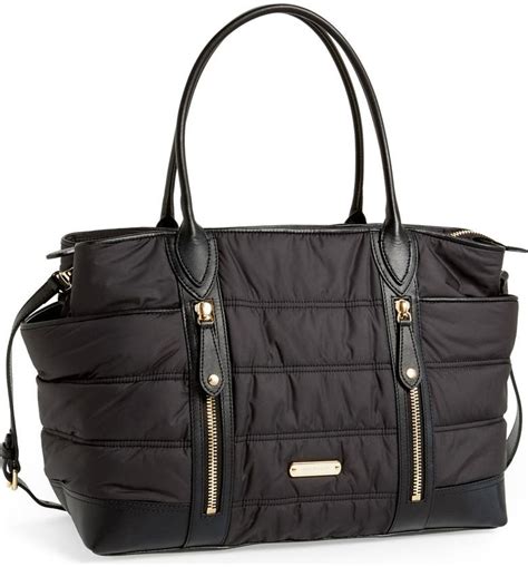 burberry check quilted diaper bag black|Burberry diaper bag review.